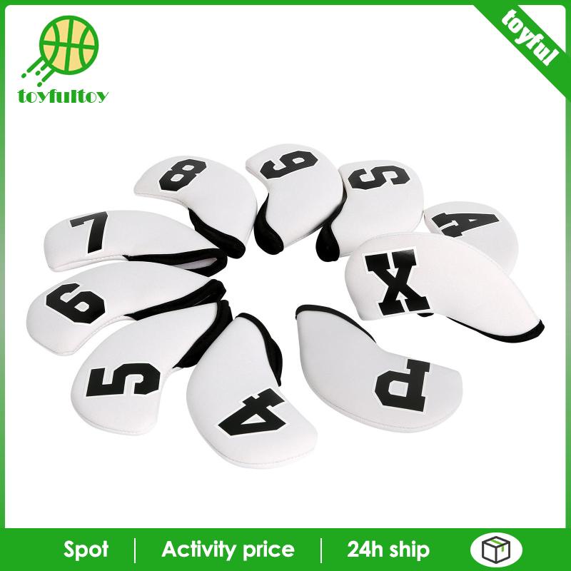 Set 10 Vỏ Bọc Đầu Gậy Đánh Golf Bằng PU Chống Nước