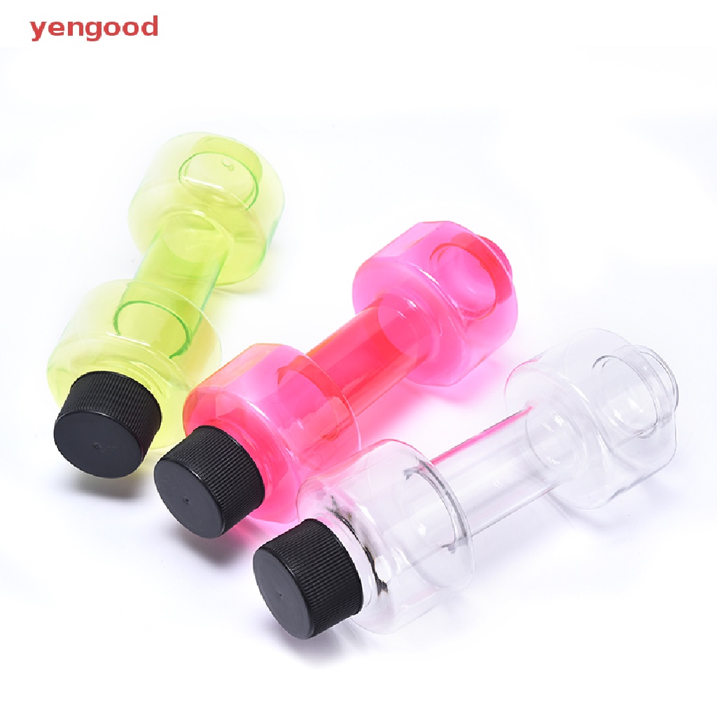 Bình Nước Hình Quả Tạ 550ml Chống Rò Rỉ Tiện Lợi