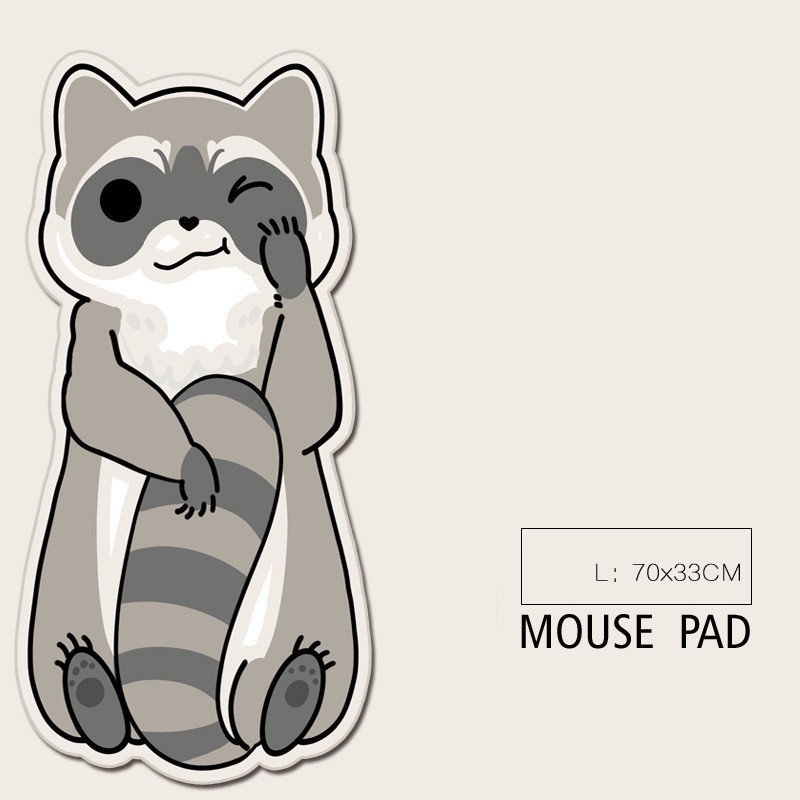 Lót ChuộT HìNh raccoon HoạT HìNh Xinh XắN