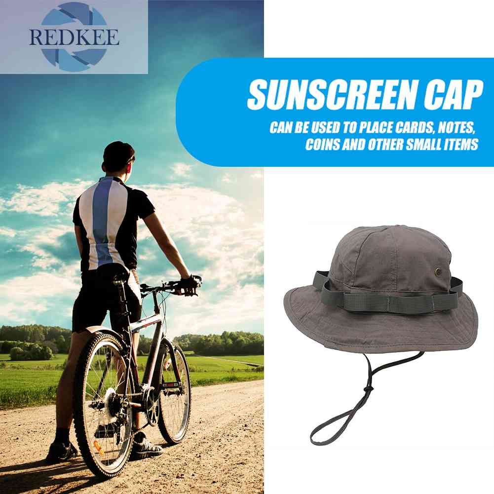 Nón Tai Bèo Chống Tia UV Bằng Vải Cotton Thoáng Khí Gấp Gọn Được Dành Cho Nam