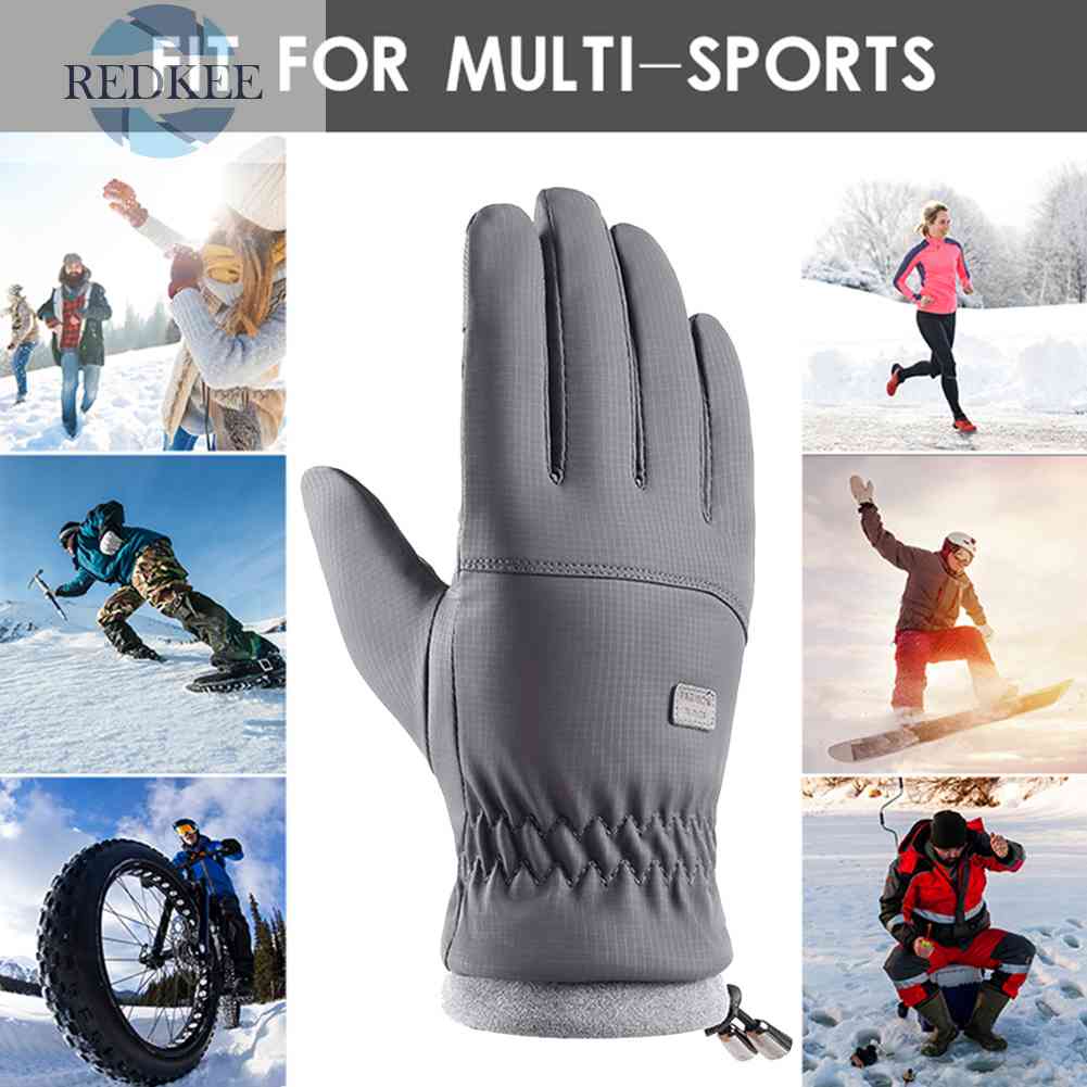 Găng Tay Thể Thao Dây Rút Giữ Ấm