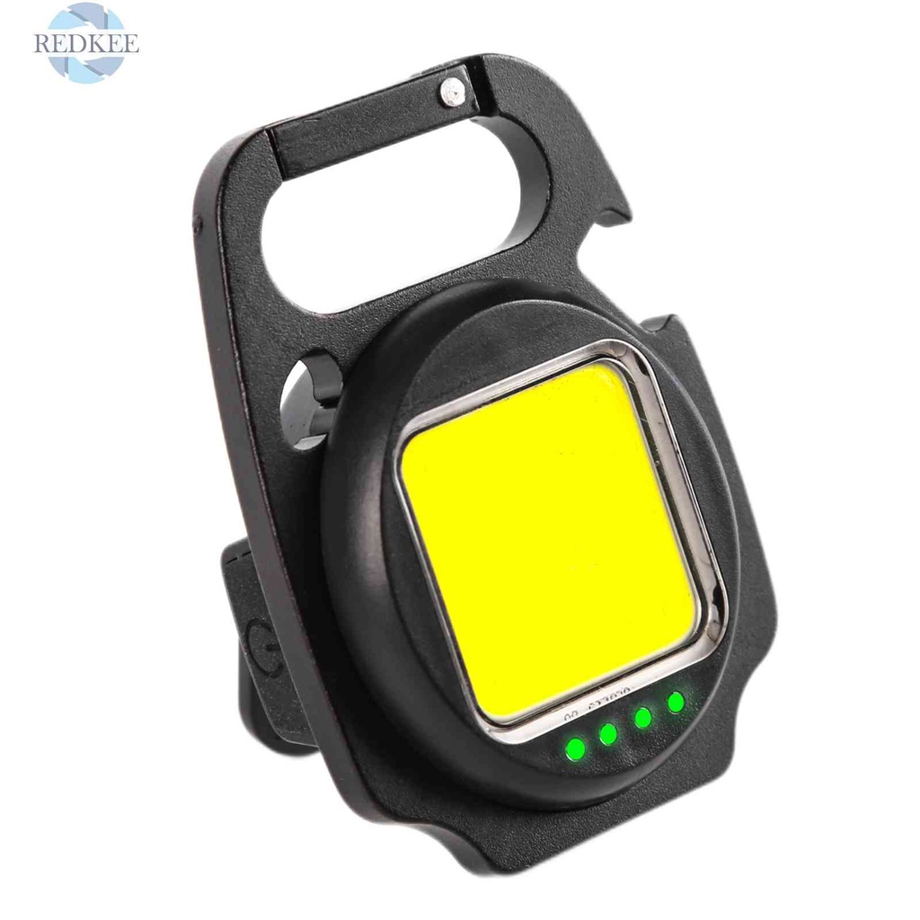 Móc Khóa Đèn Pin Mini COB LED 500 Lumens Bỏ Túi Tiện Dụng