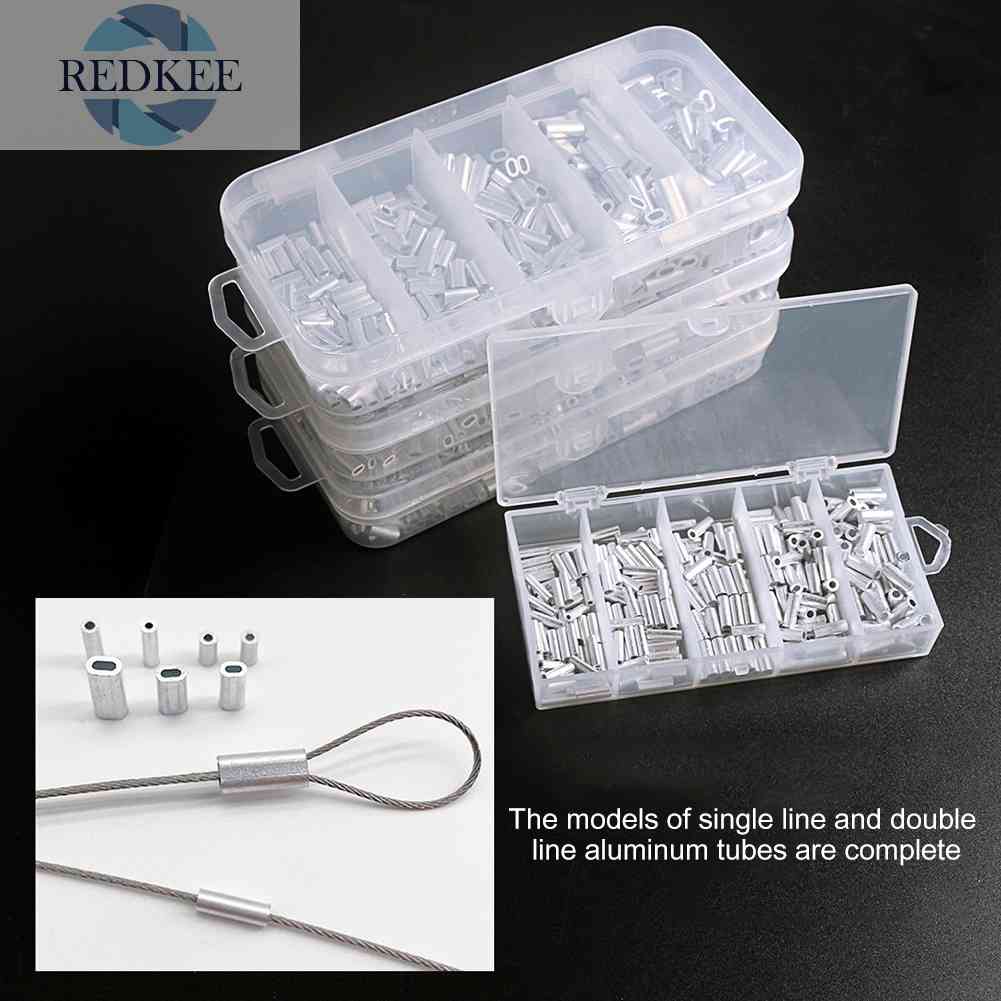 200 / 250 Ống Nối Dây Câu Cá Bằng Nhôm