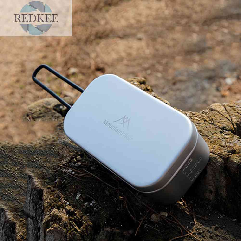 Hộp Đựng Thức Ăn Trưa 650ml Bằng Hợp Kim Nhôm Tiện Dụng Mang Theo Du Lịch Cắm Trại