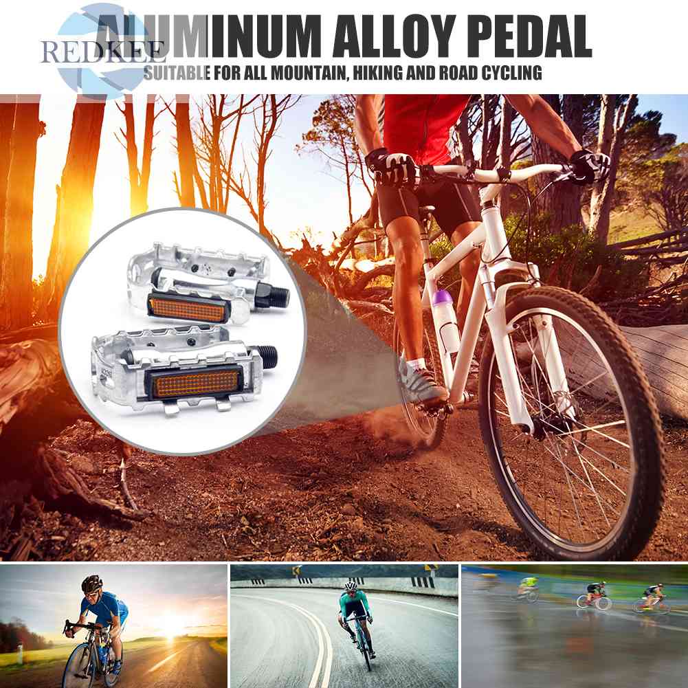 Bàn Đạp Phẳng Bằng Hợp Kim Nhôm Gọn Nhẹ Cho Xe Đạp Leo Núi