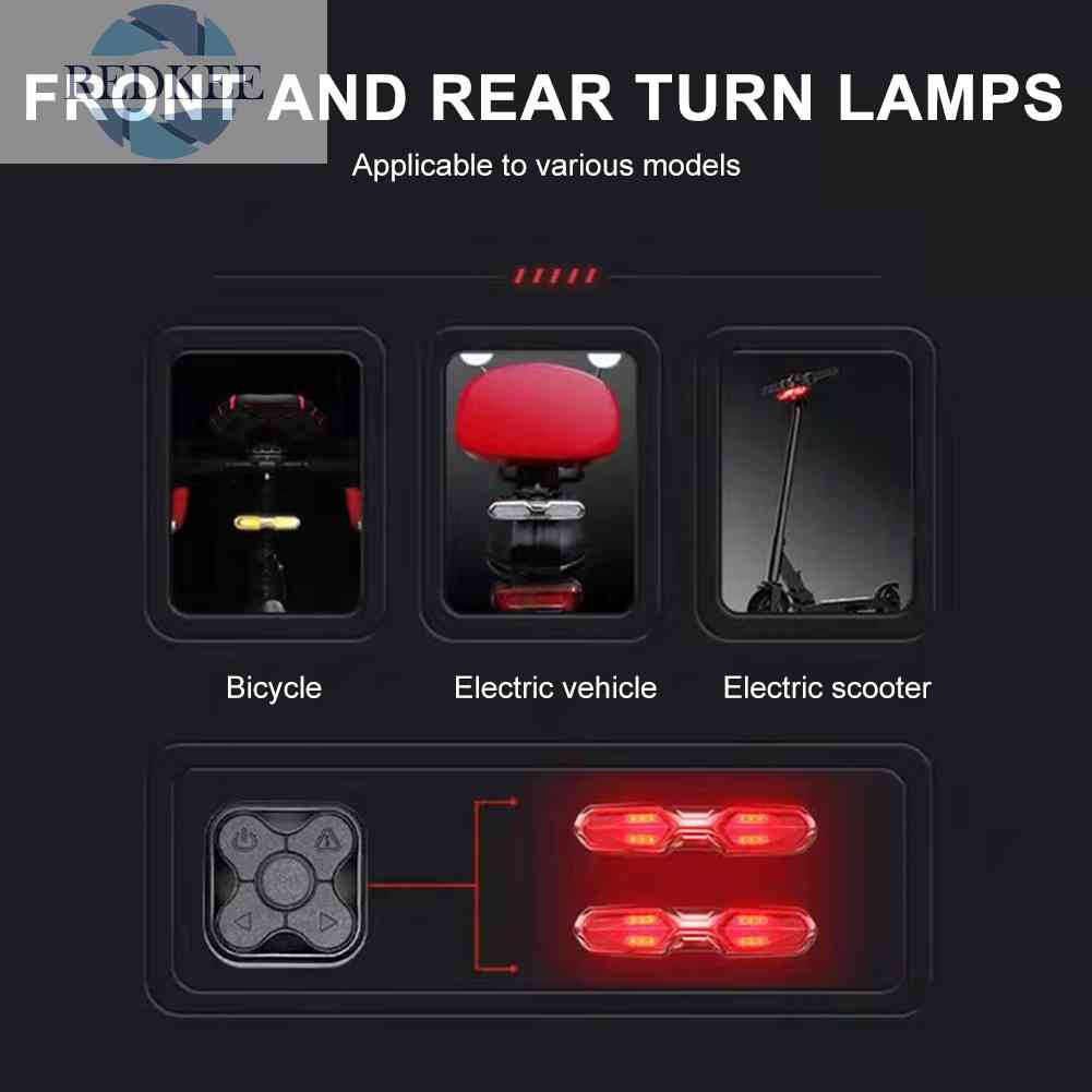 Đèn LED Tín Hiệu Gắn Đuôi Xe Đạp