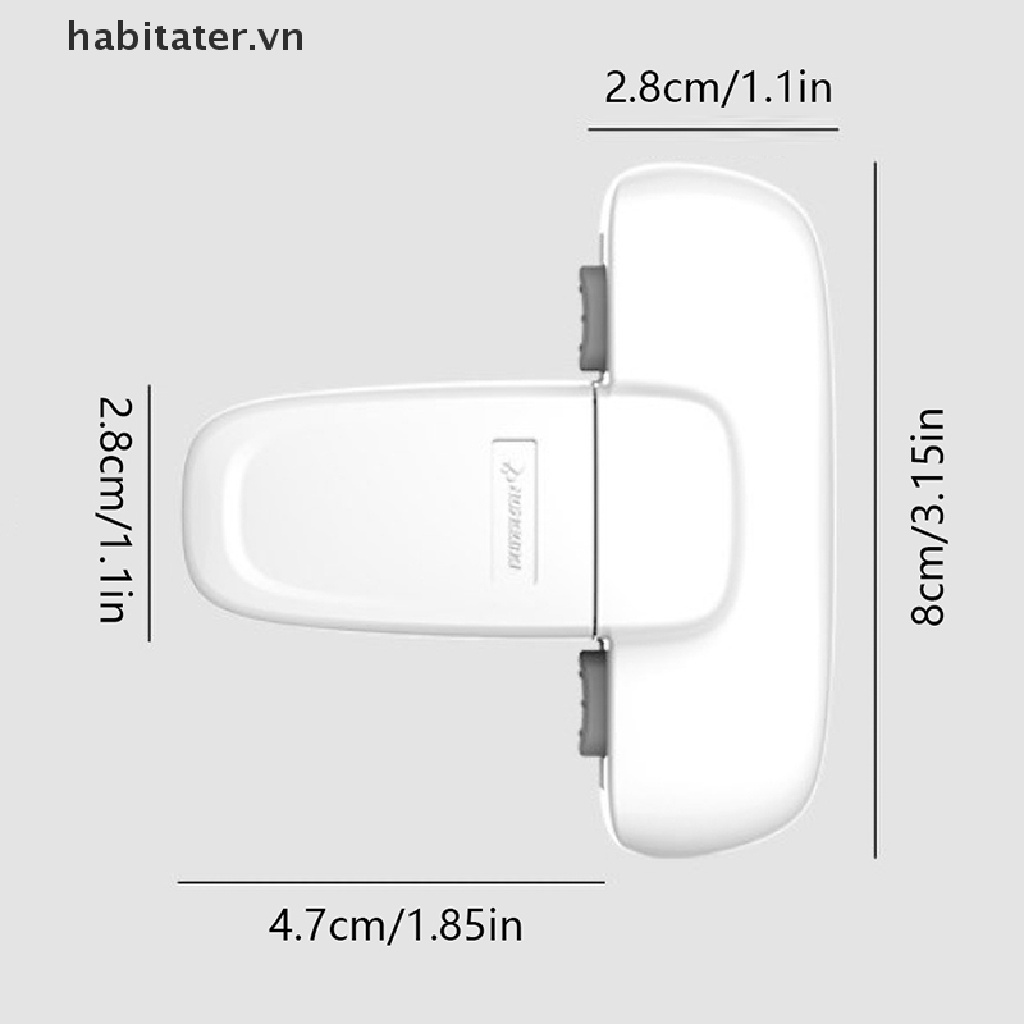 1 Chốt Khóa Cửa Tủ Lạnh Tự Dính An Toàn Cho Bé