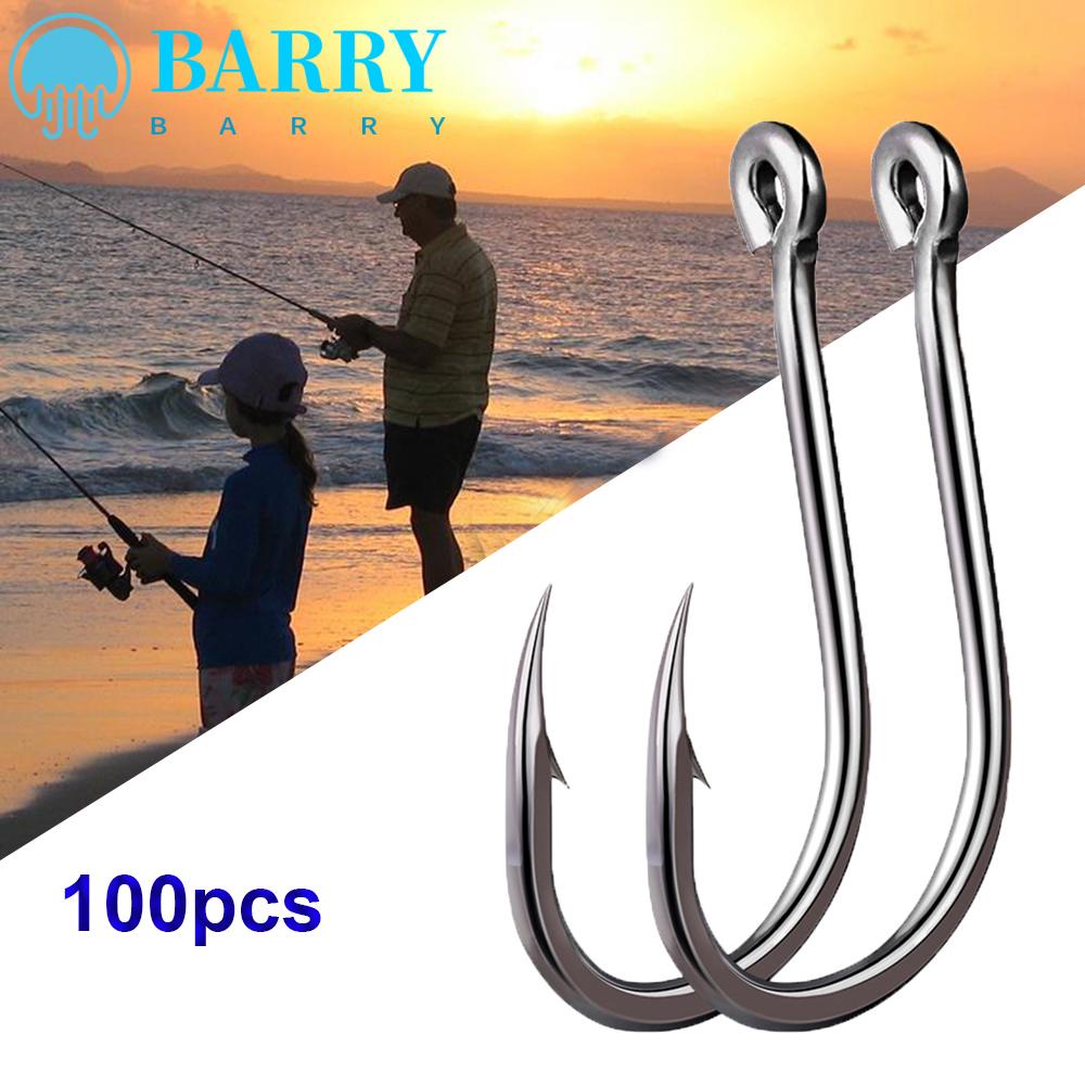 Set 100 Lưỡi Câu Cá Bằng Thép Carbon Cao Cấp