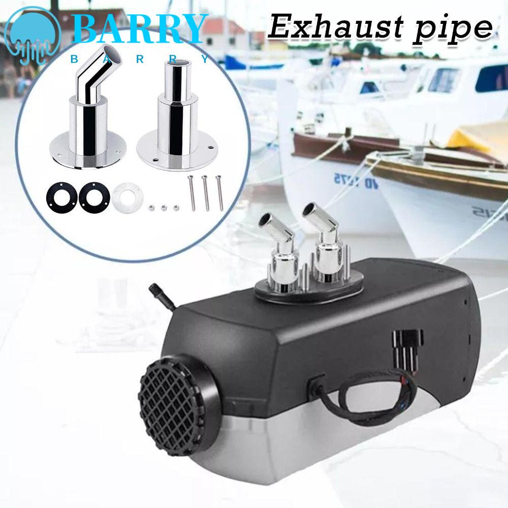 1 Cặp Ống Xả Khí Thải Bằng Thép Không Gỉ Cho Tàu Thuyền