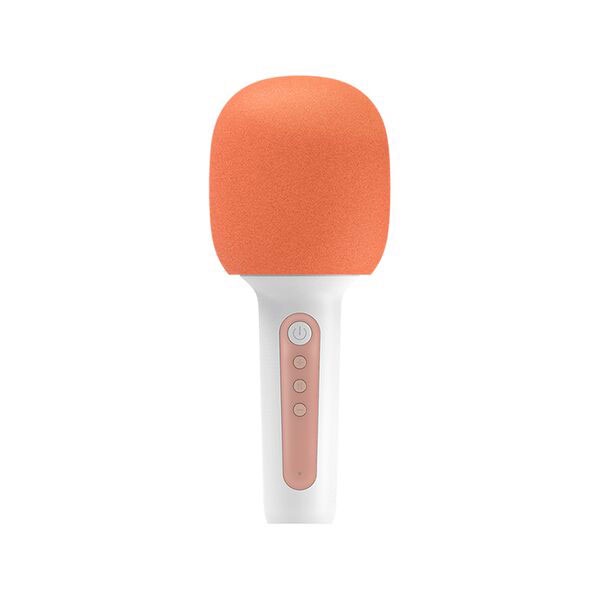 Micro karaoke không dây kèm loa Bluetooth màu cam Xiaomi Yuemi YMI Lite YMMKF007 8 hiệu ứng âm thanh Pin lên đến 4 giờ