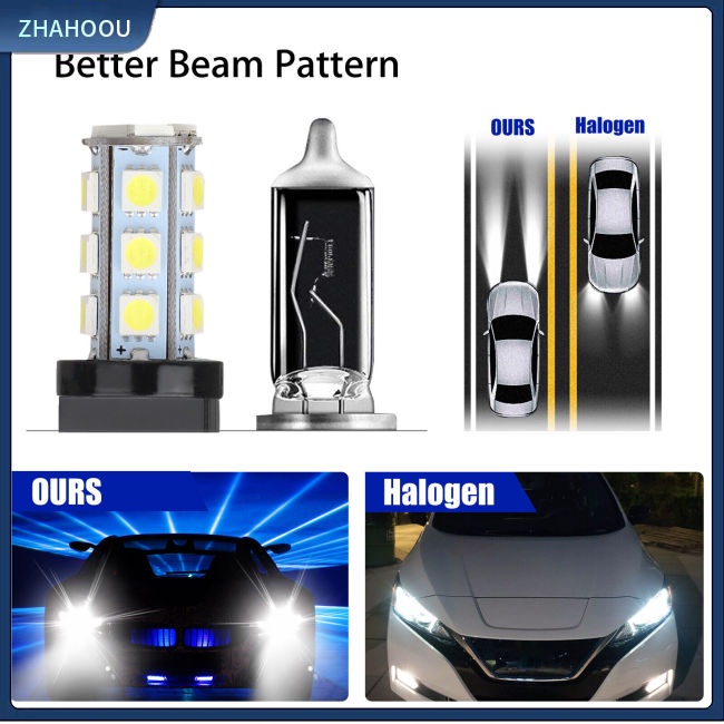 ☃Nhà Cửa☃ Set 10 Bóng Đèn 3157 3156 18smd Led 360 Độ Ánh Sáng Trắng Dành Cho Ô Tô