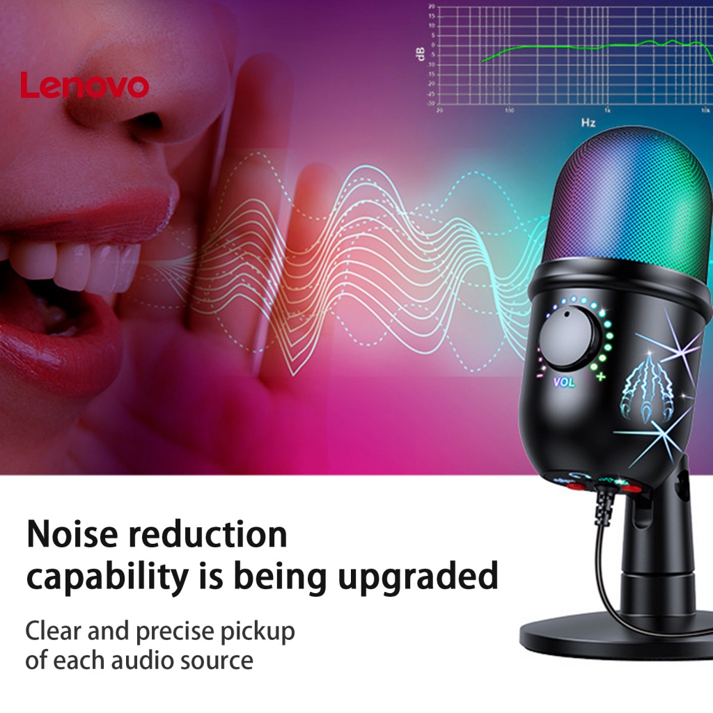 1 Bộ Micro Cắm Và Sử Dụng Trực Tiếp Với Hiệu Ứng Ánh Sáng RGB Hình Trái Tim