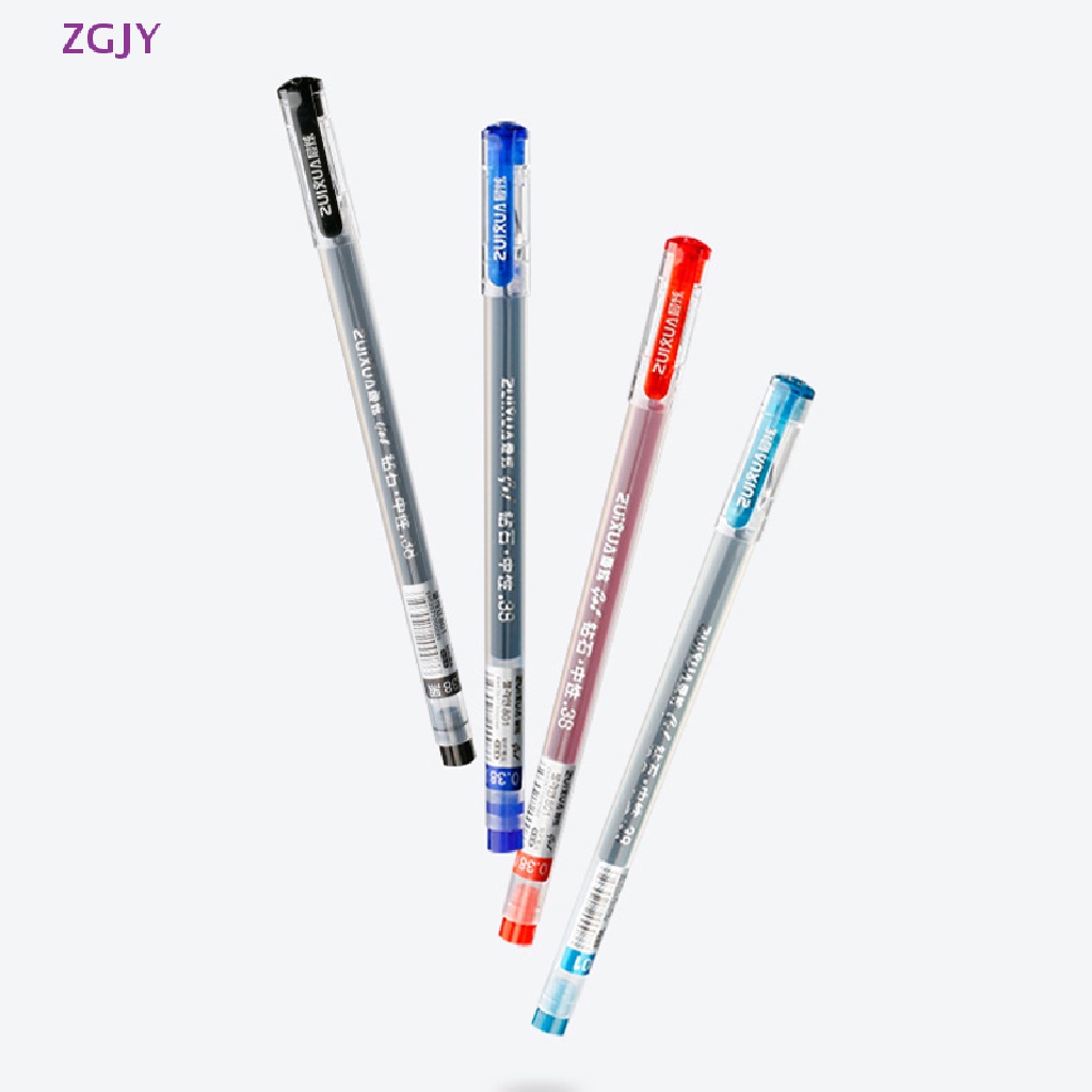 Bút Mực Gel Ngòi Kim Cương 0.38mm Màu Đen / Xanh Dương / Đỏ Mới