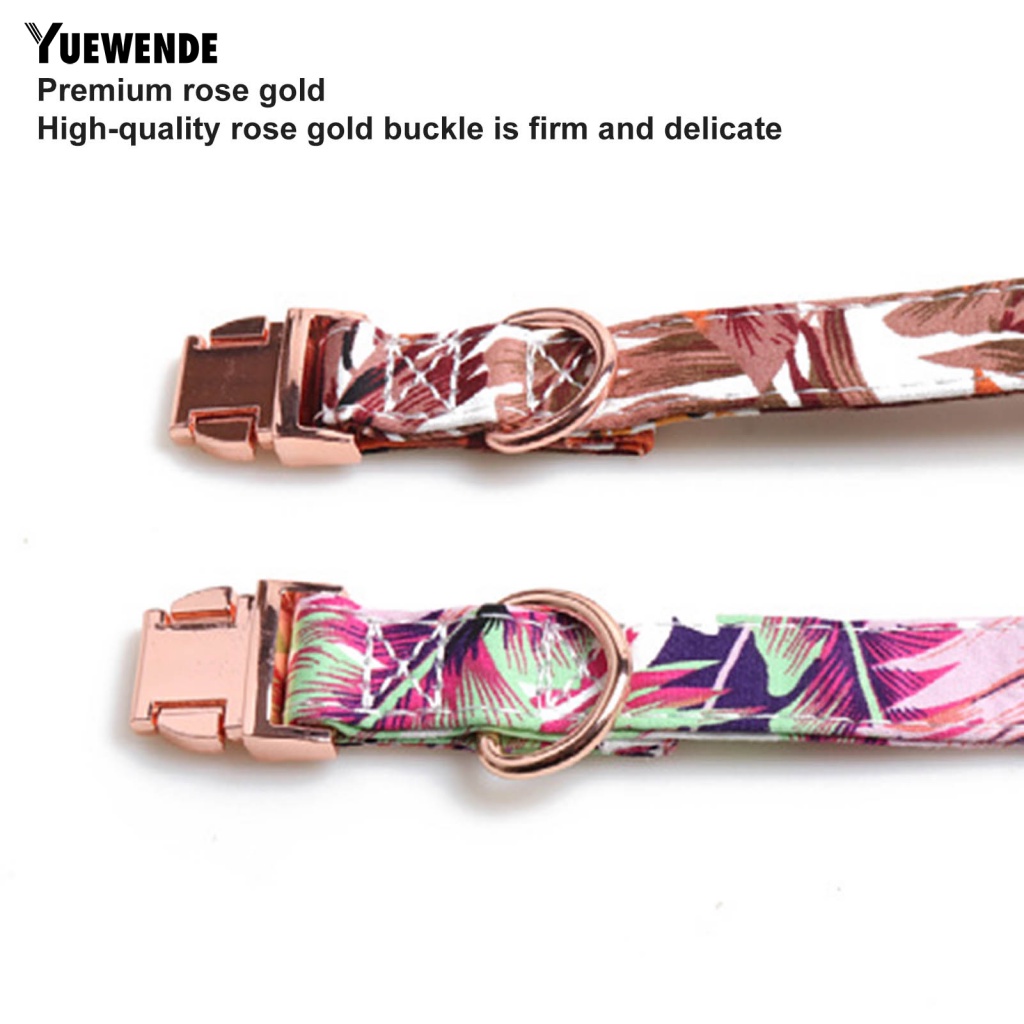 Vòng Cổ YE.B Khóa Kim Loại Hình Hoa Quyến Rũ Cho Thú Cưng