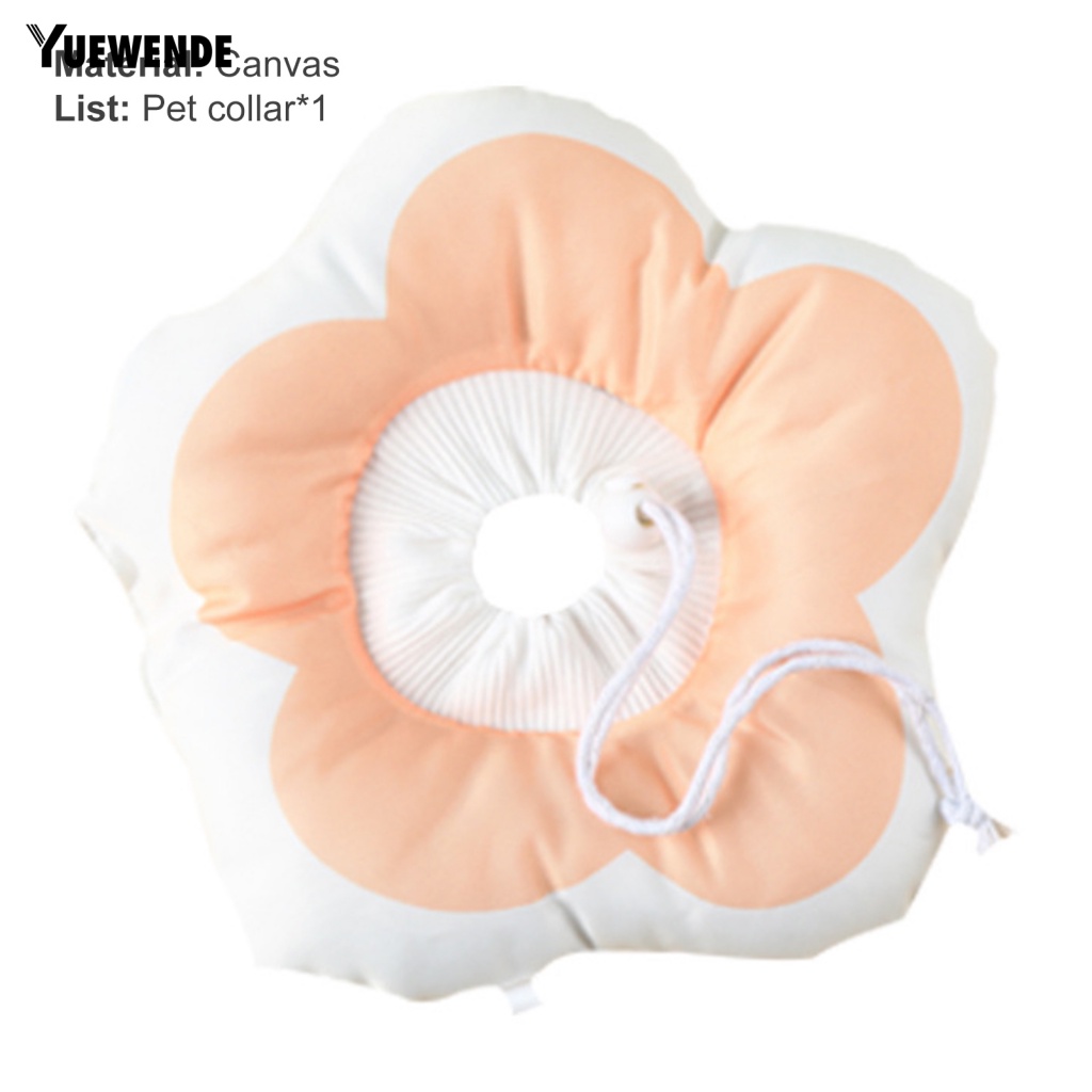 Vòng Cổ Chữ E Bảo Vệ Da Chống Mòn Thân Thiện Với Làn Da Dành Cho Thú Cưng Hình Bông Hoa Dễ Thương