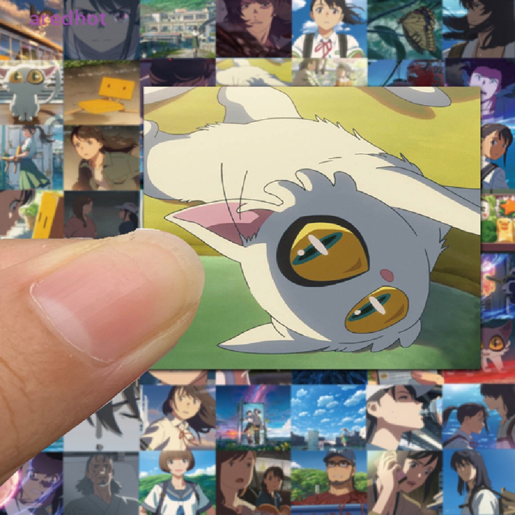 Bộ 62 Miếng Dán Hoạt Hình Dùng Trang Trí Sổ Tay / Hành Lý / Laptop Phong Cách Vintage Mới