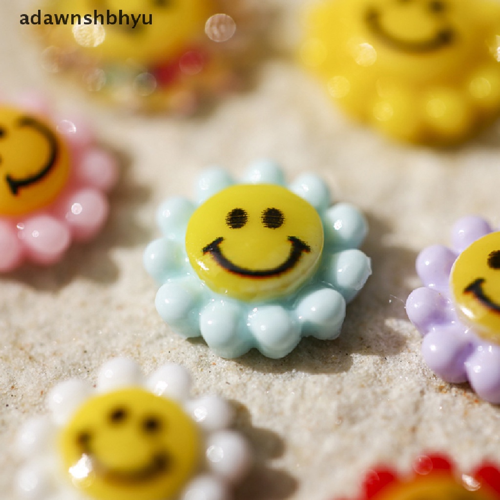 Set 50 Hoa Hướng Dương 3D Mini Đính Trang Trí Móng Tay DIY
