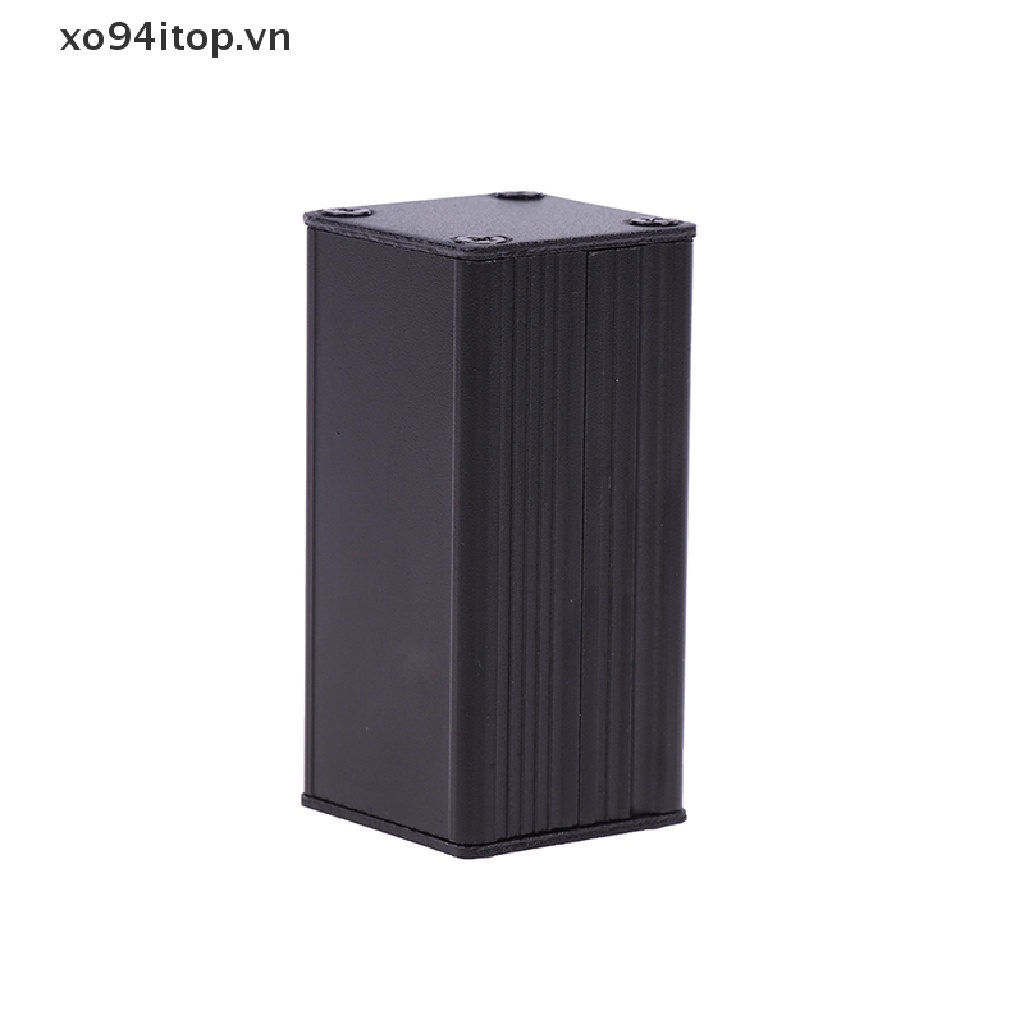 Hộp Đùn Bằng Nhôm Màu Đen 25x25x50mm Chuyên Dụng Cho Bộ Nguồn Điện