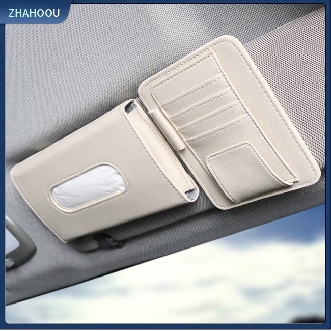 ☃Phụ Kiện Trang Trí Nhà Cửa Kiểu Dáng Dễ Thương Xinh Xắn☃ Túi Đựng Khăn Giấy / Thẻ Gắn Tấm Che Nắng Xe Hơi Tiện Dụng