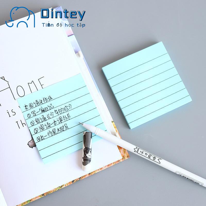 ✍mujicici✍Giấy note có dòng kẻ sắc màu, giấy nhớ có dòng kẻ