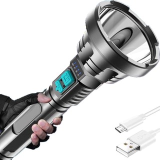 Super powerful led flashlight led-osl torch usb three modes flashlight