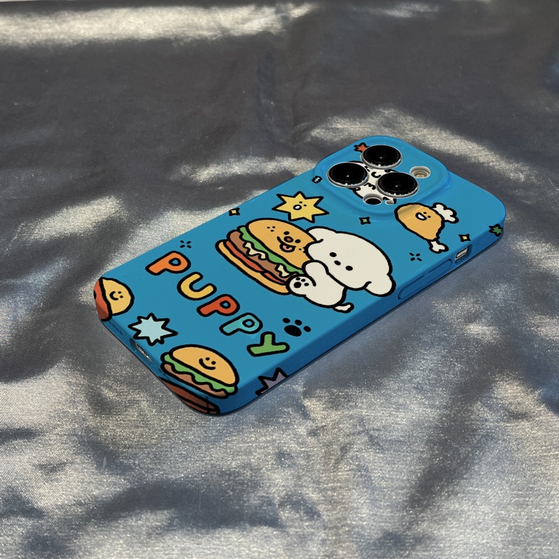 Ốp Điện Thoại In Hình Chú Chó Hoạt Họa Màu Vàng Cho iPhone1314pro 11 12 DTXX 78 max