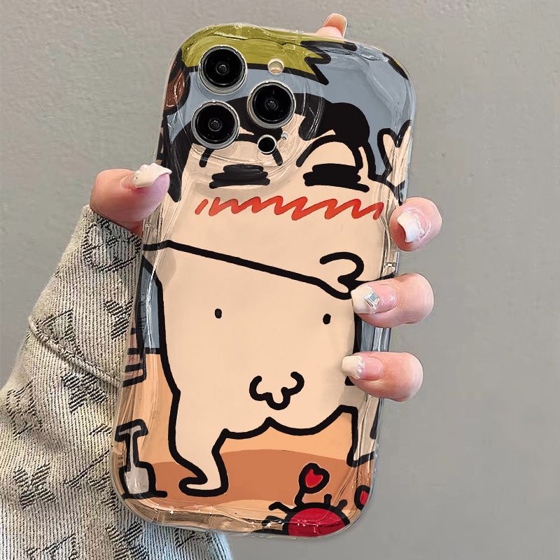 ✅Ốp Điện Thoại Tpu In Hình Cậu Bé Bút Chì Shin-chan Chống Sốc Cho iPhone 14 / 13 Pro Max 12 / 11 7 / 8p xs 13 iPhone 13 Pro, iPhone 13 Pro