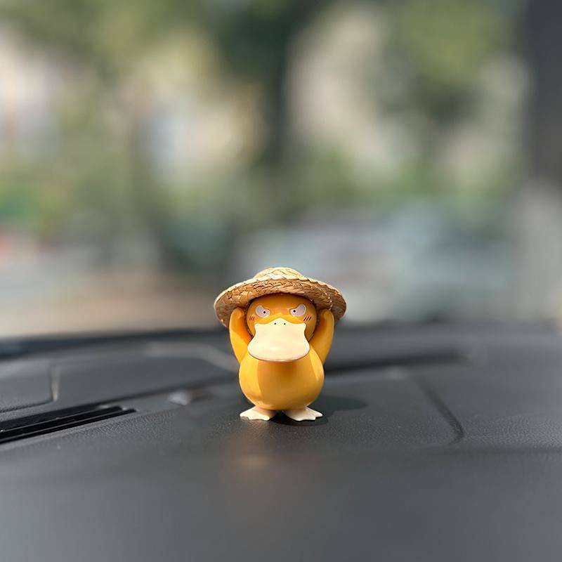 Come on Psyduck Car Center Console Decoration Cute Cartoon Car Little Yellow Duck Doll Girl Car Interior Ornaments xQkr