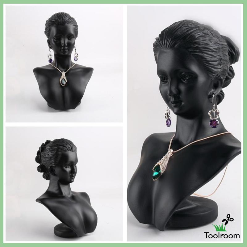 Mô Hình Ma Nơ Canh Trưng Bày Vòng cổ / Bông Tai Bằng Nhựa