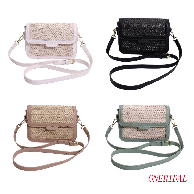 Túi cói Bằng Rơm Phong Cách Dân Tộc Cổ Điển Dành Cho Nữ