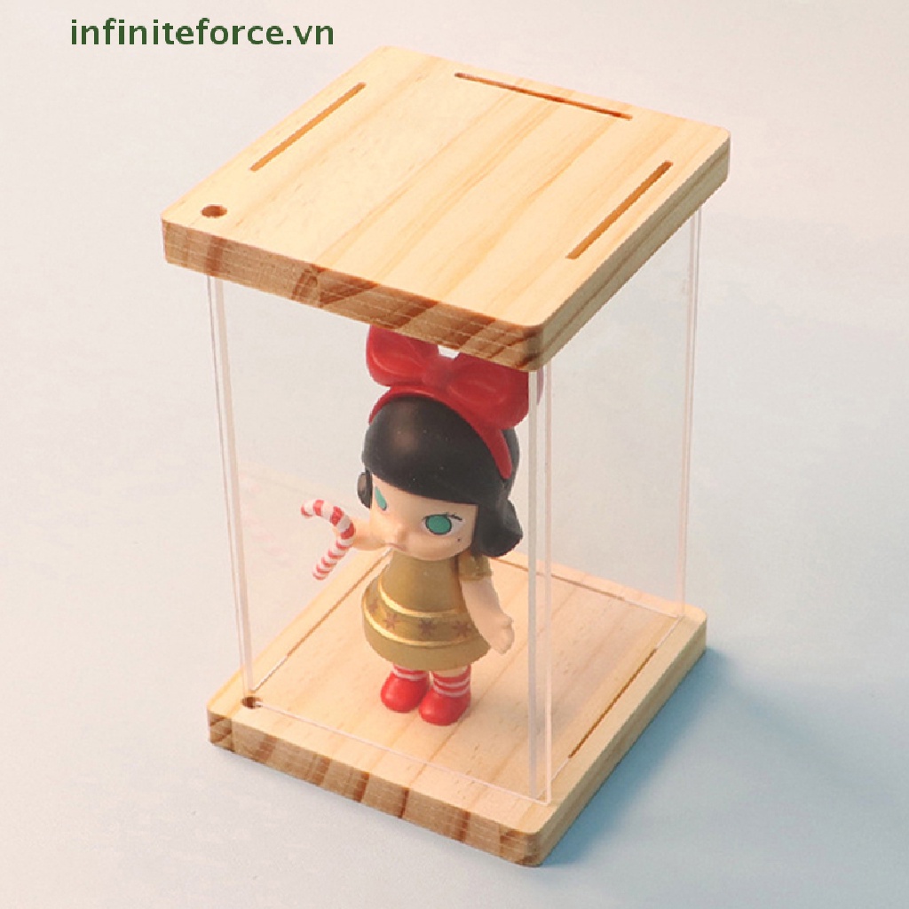 Hộp Trưng Bày Mô Hình Búp Bê Trong Suốt Chống Bụi DIY