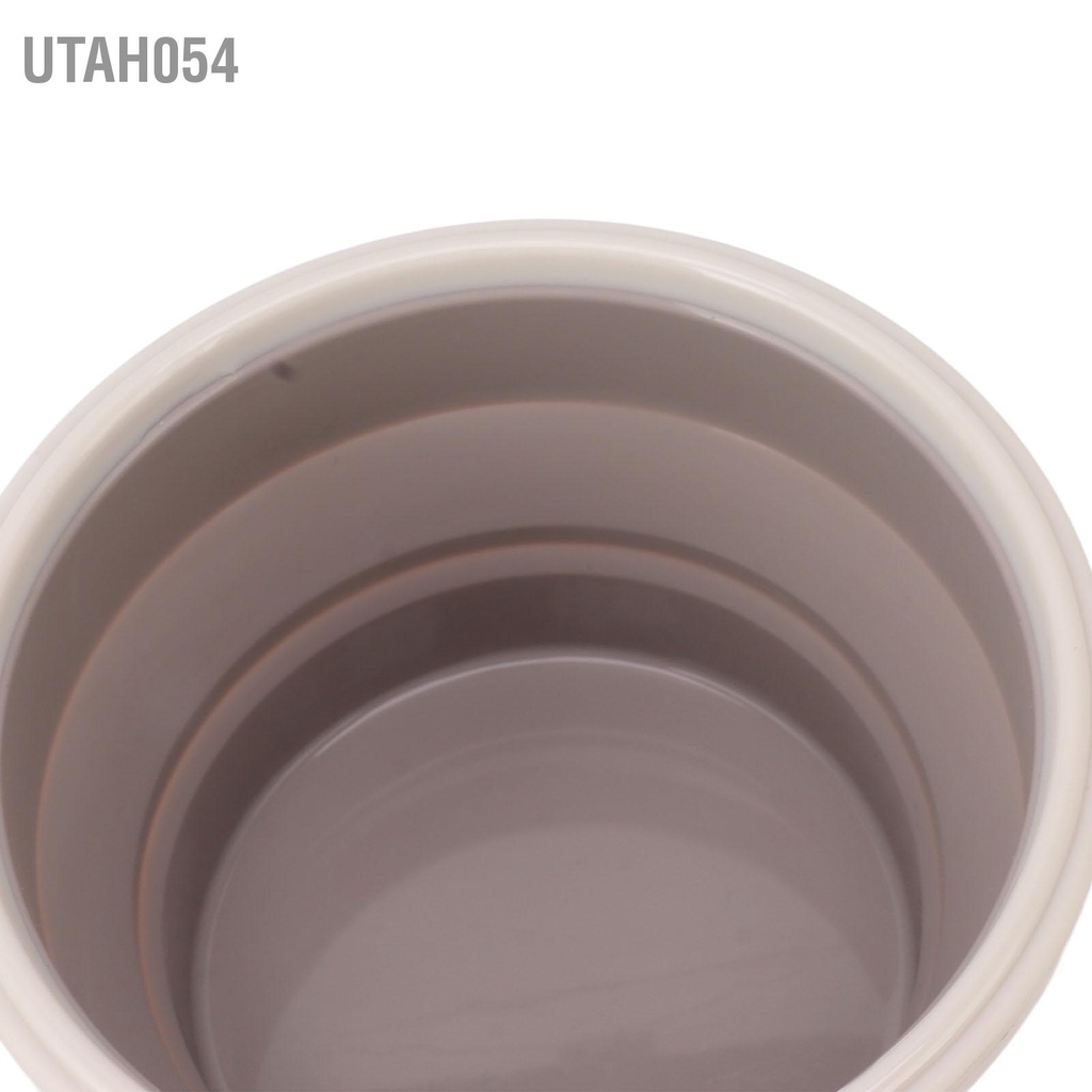 Utah054 Bát Có Thể Gập Lại 540Ml Silicone Cấp Thực Phẩm Chống Rò Rỉ Lò Vi Sóng Gấp Gọn An Toàn Cắm Trại Cho Văn Phòng Du Lịch Ngoài Trời