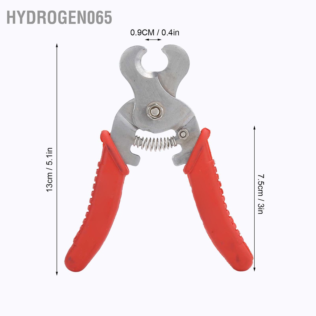 Hydrogen065 Dụng cụ gỡ thẻ tai bấm động vật bằng thép không gỉ cho Lợn Gia súc Cừu