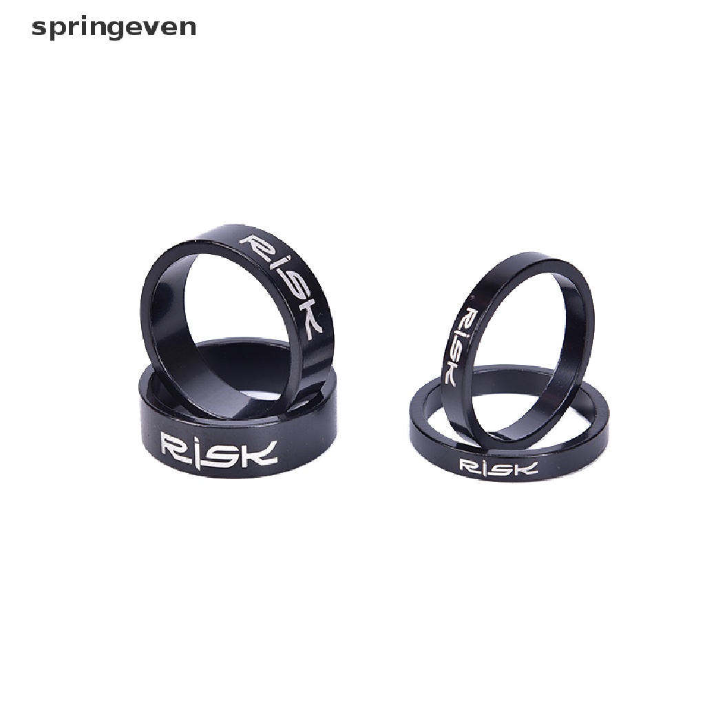 Bộ 4 Vòng Đệm Hợp Kim Nhôm 5 / 10mm Điều Chỉnh Được Cho Phuộc Trước Xe Đạp Máy Hút Bụi Cầm Tay