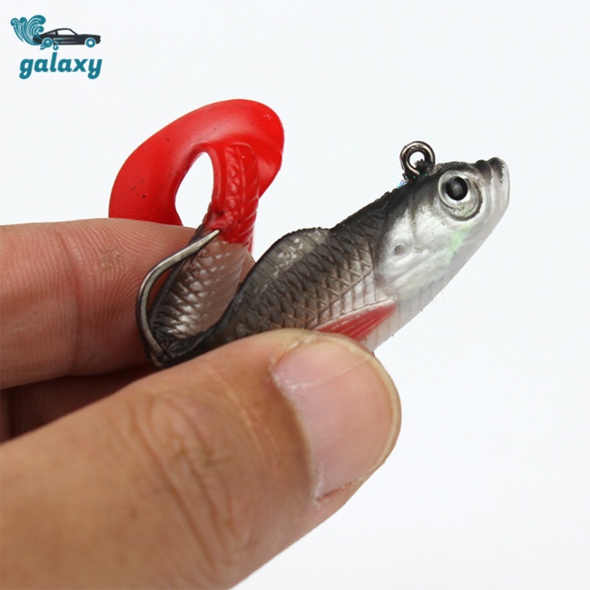 Galaxy Bộ 5 Mồi Câu Cá Mềm 9.3g / 14g Chất Lượng Cao
