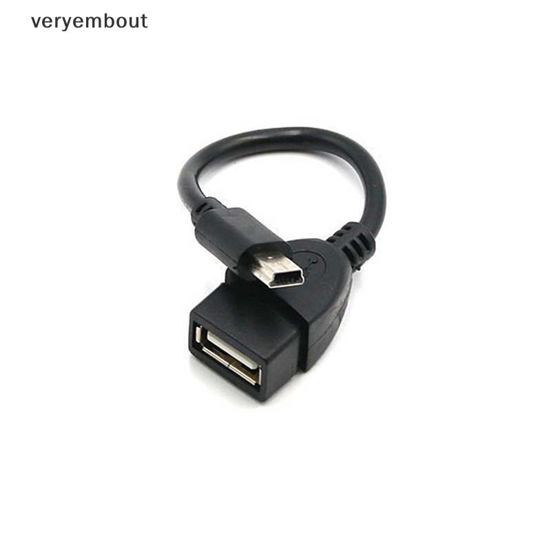 Dây Cáp OTG Chuyển Đổi Từ Mini USB Sang Cổng Cắm USB Chuyên Dụng Cho Máy Quay Video / Xe Hơi