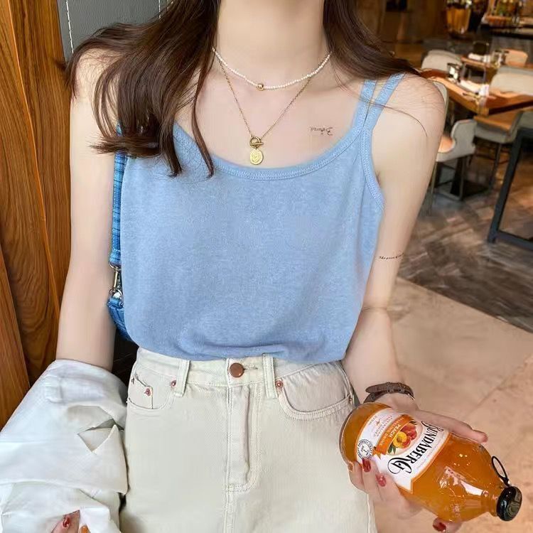 Áo Hai Dây Dáng Suông Plus Size Thời Trang Mùa Hè Cho Nữ