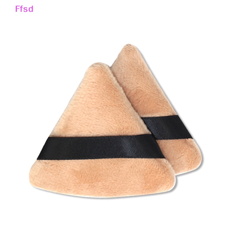 Set 2 Mút Trang Điểm Mini Hình Tam Giác Bằng Cotton Tiện Lợi