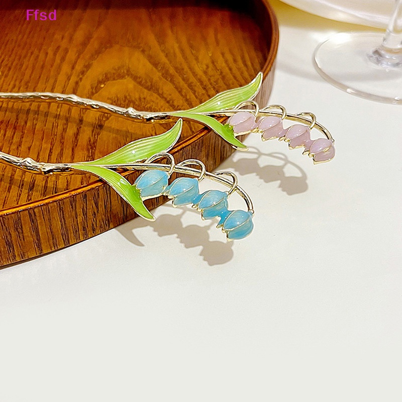 {Ffsd} Trâm Cài Tóc Hoa Lily Truyền Thống Trung Quốc Phụ Kiện Tóc Phong Cách Cổ Điển Thanh Lịch Cho Nữ * Hàng Bán Chạy