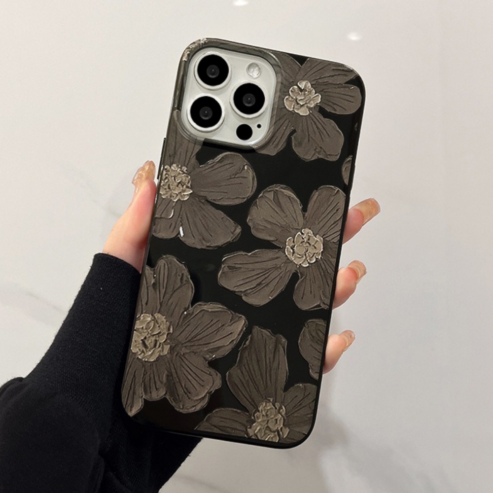 Ốp Điện Thoại Tpu Mềm Chống Bụi Chống Rơi Họa Tiết Hoa Graffiti Cho IPhone 11 12 Pro 13 14 Pro Max