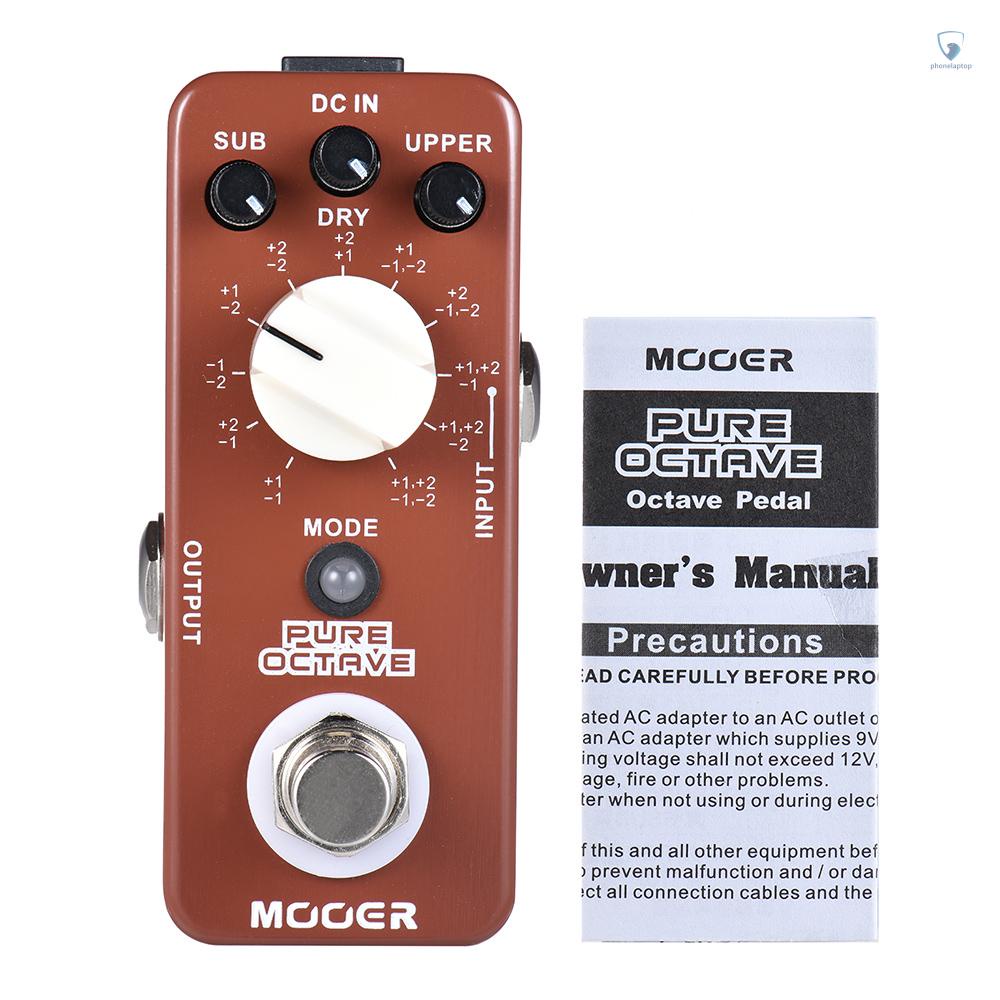 Bàn Đạp Hiệu Ứng Đàn Guitar MOOER 11 Chế Độ Octave Vỏ Kim Loại