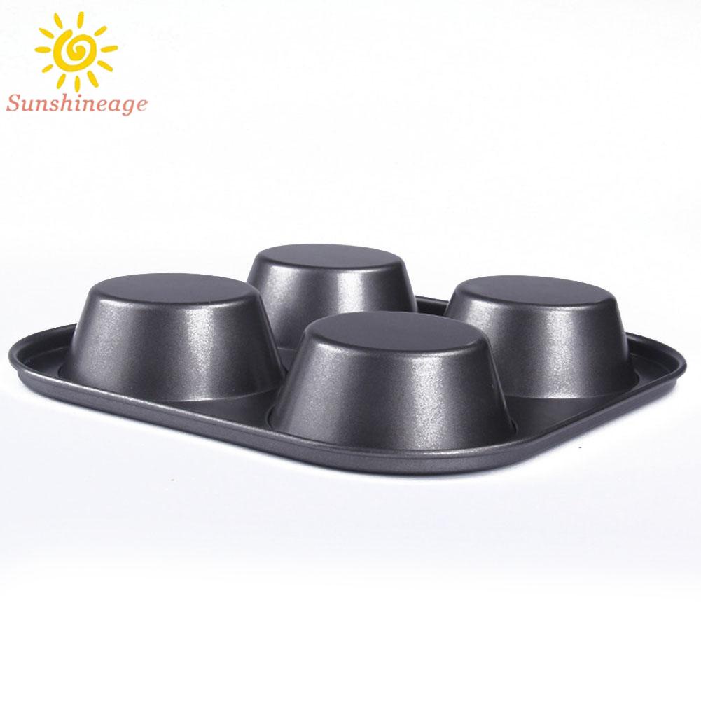 Khay Nướng Bánh 4 Ngăn 19x19x3cm Bằng Thép Carbon Thân Thiện Với Môi Trường