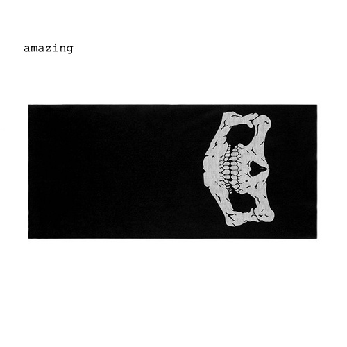 Khẩu Trang Nửa Mặt Giữ Ấm Đa Năng Hình Đầu Lâu Dùng Khi Đi Xe Máy / Xe Đạp