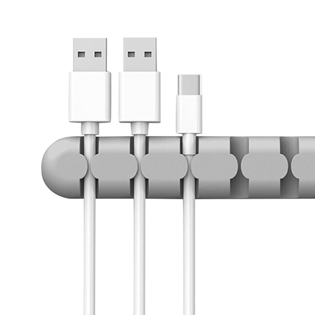 Kẹp Giữ Dây Cáp / Tai Nghe Đa Năng Bằng Silicon