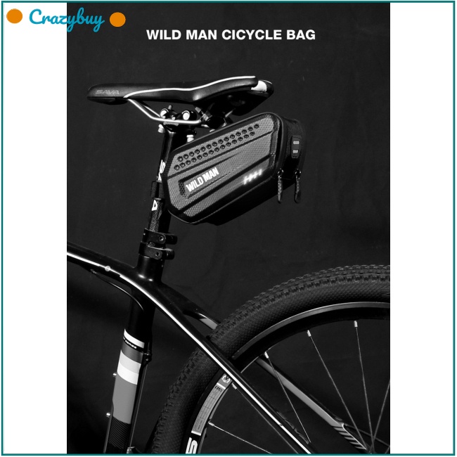 Cr Túi Đựng Đồ Dùng Gắn Yên Xe Đạp Có Vỏ Phản Quang Chống Mưa Tiện Dụng
