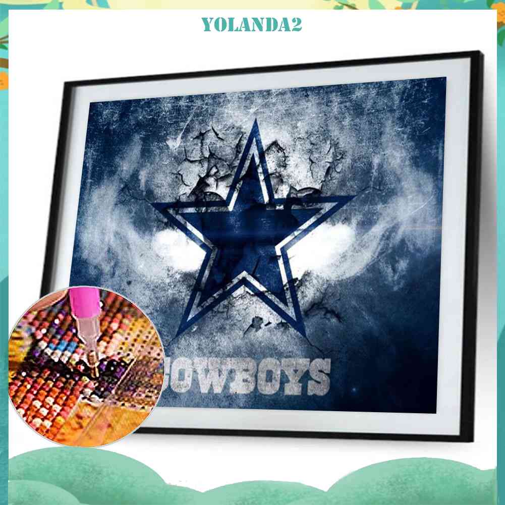 Tranh Đính Đá Kim Cương Toàn Bộ 5D DIY Hình Vẽ Cao Bồi
