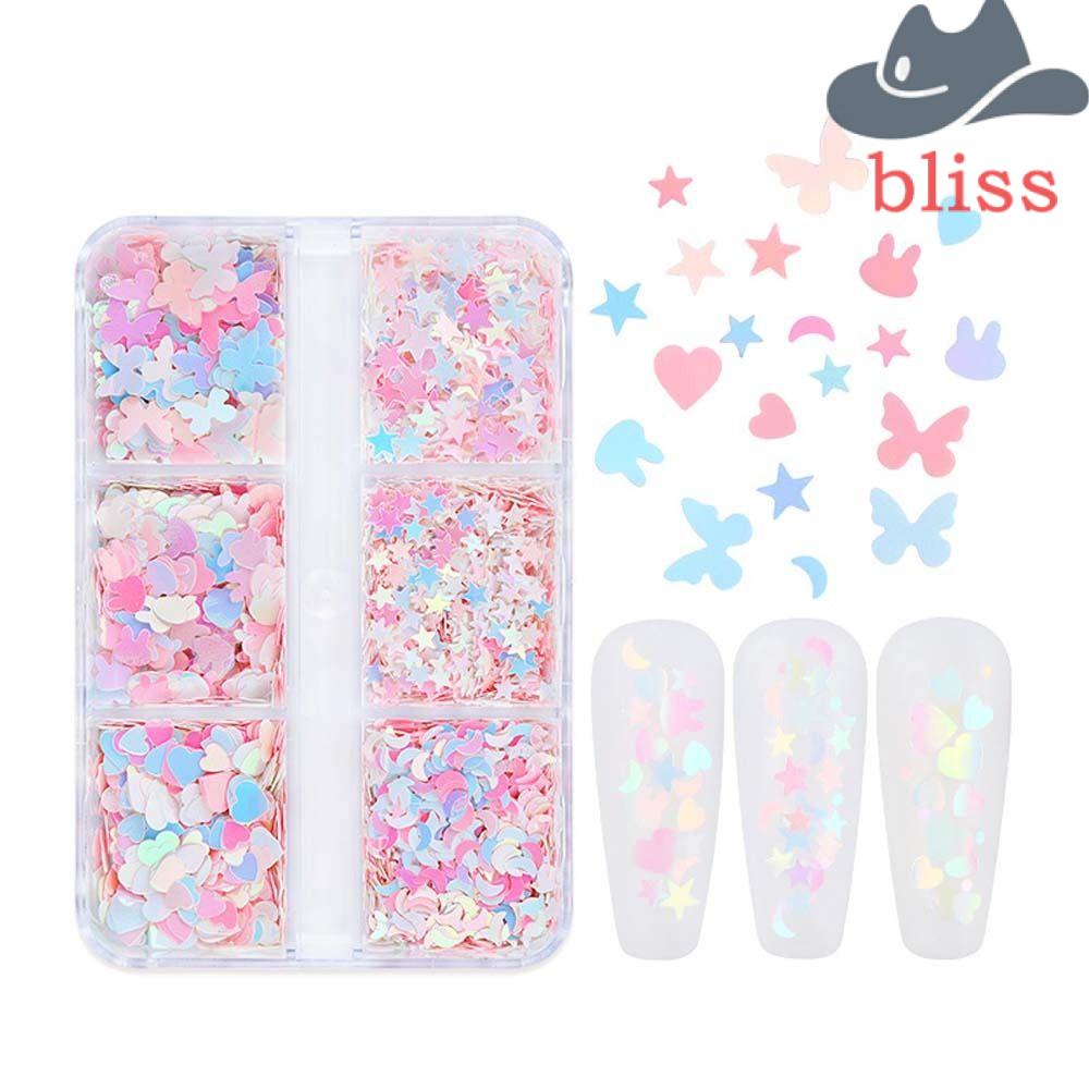 Phụ Kiện Trang Trí Móng Tay Hình Bướm Mặt Trăng Ngôi Sao Thời Trang