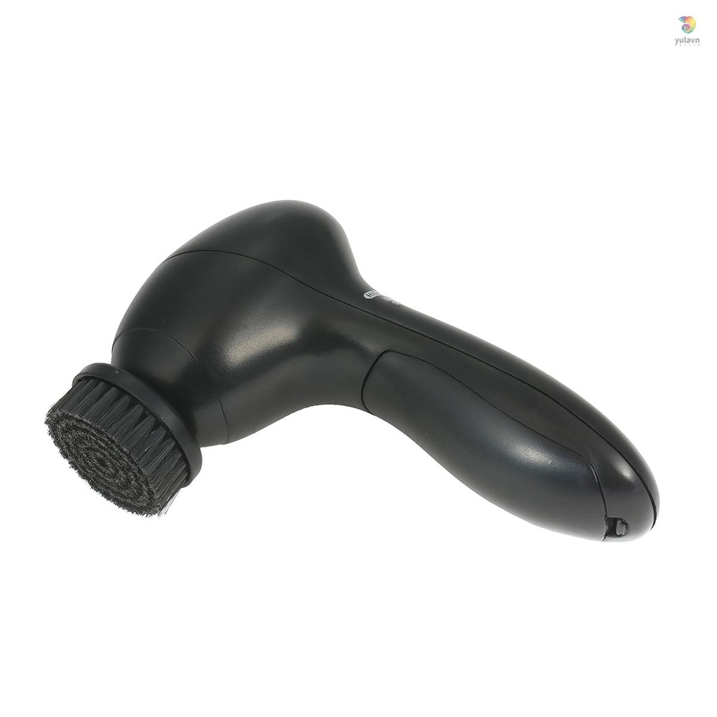 Bộ Dụng Cụ Đánh Bóng Giày Da Mini Cầm Tay Kèm 4 Đầu Bàn Chải Tiện Dụng