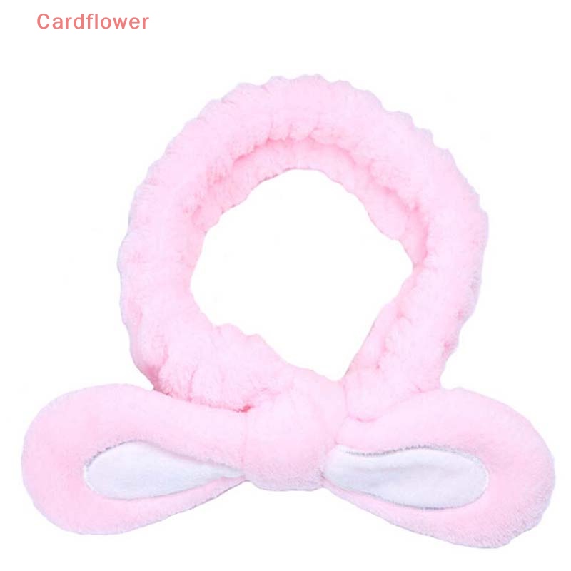 Băng Đô Tai Thỏ Dễ Thương Dùng Khi Rửa Mặt / Trang Điểm