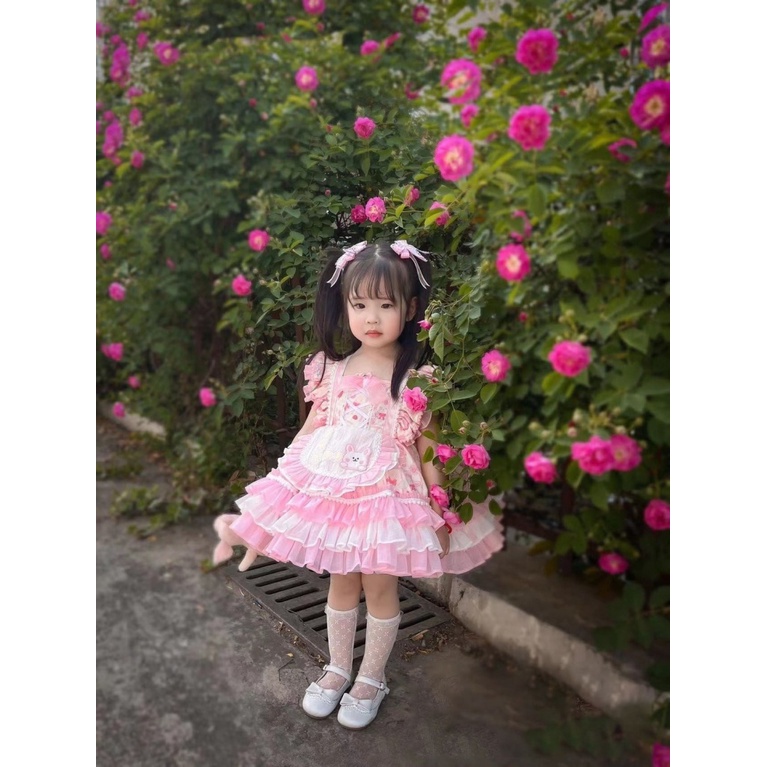 Đầm Công Chúa Lolita Thời Trang Mùa Hè 2023 Cho Bé Gái